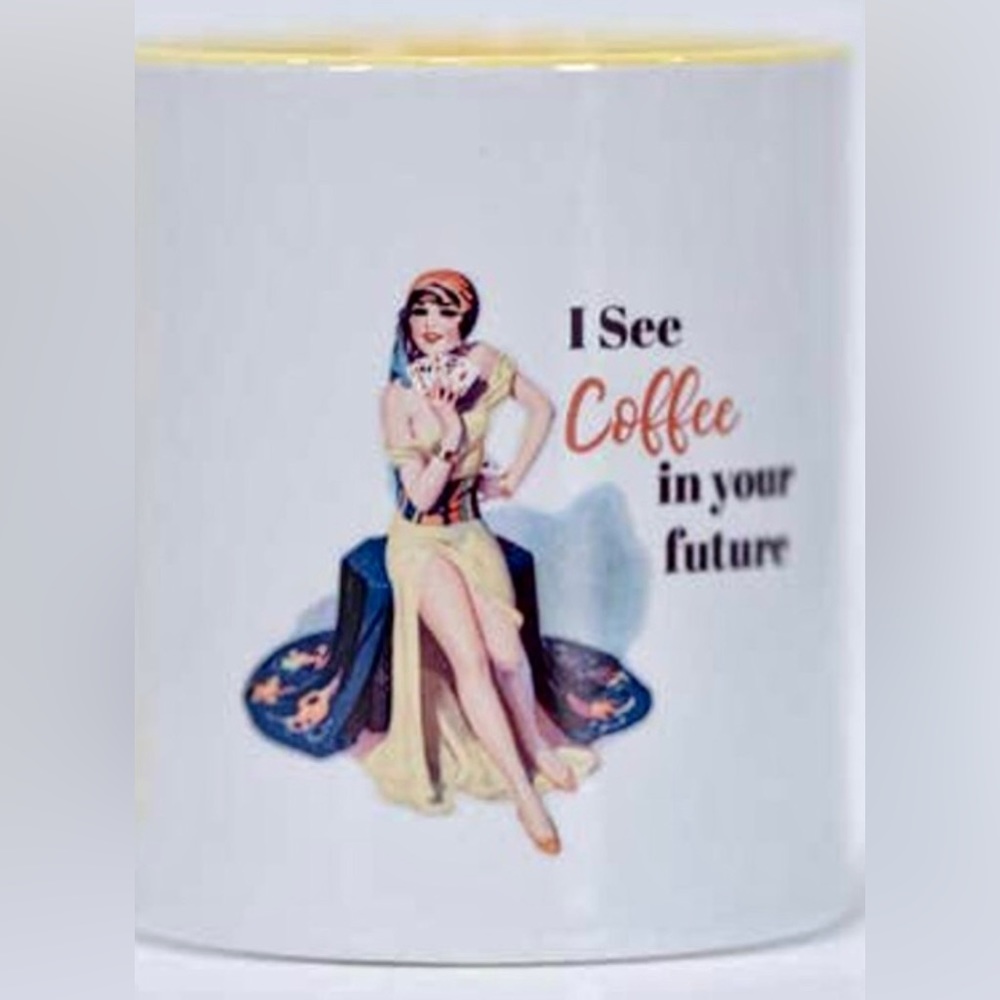 Pin Up Girl Coffee Mug Cup New